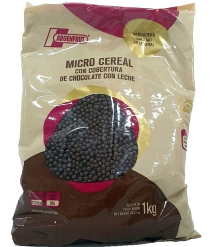 Micro Cereal Bañado En Chocolate Con Leche Argenfrut 1kg