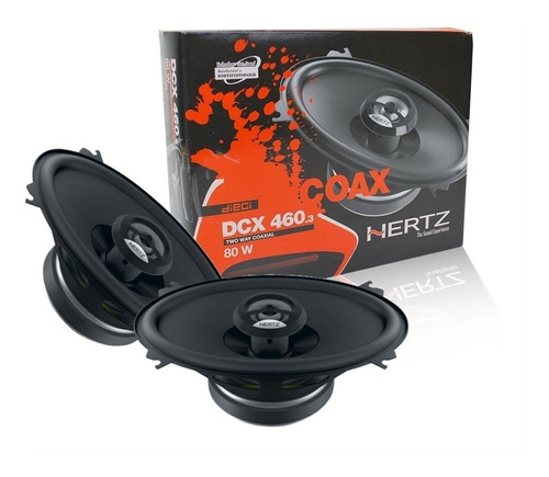 Par De Alto Falante 4 X 6 Hertz Dcx 460 40w Rms Á Vista