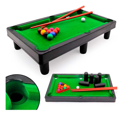 Brinquedo Jogo Mini Mesa De Sinuca - Jr Toys