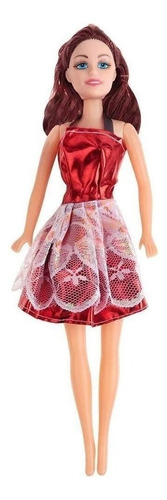 Boneca Amy Tipo Barbie Closet Fashion Com 5 Roupas