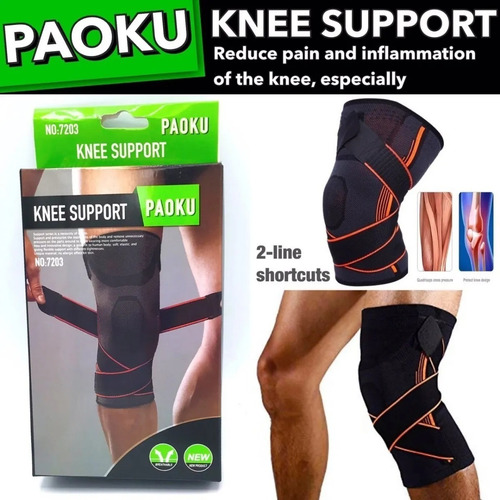 Imagen 4 de 4 de Faja Rodillera De Compresion