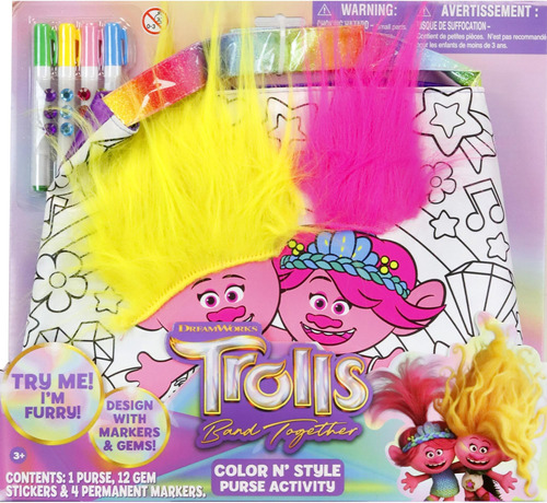 Trolls Tara Toy Band Together Actividad De Bolso Estilo Colo