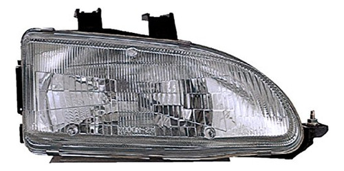 Dna Motoring Oem-hl-0112-l Lámpara De Faro Reflector Ámbar 