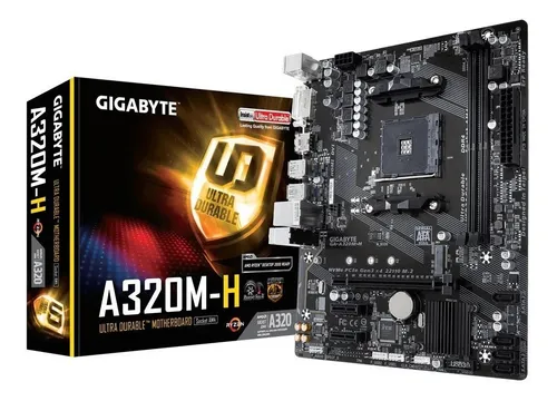 Motherboard Gigabyte Ga-a320m-h Am4 Ddr4 Insumos Acuario