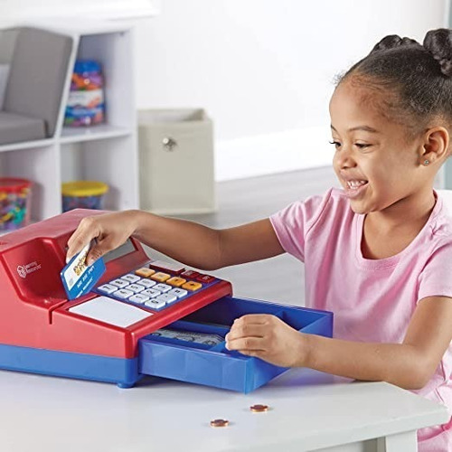 Caja Registradora De Juguete Con Calculadora Para Niños