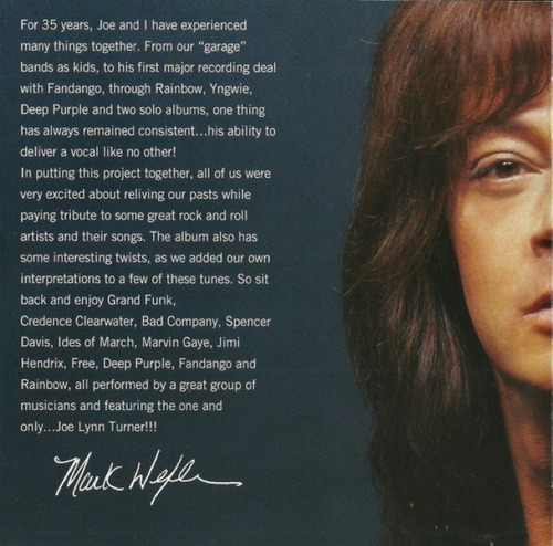 Cd Joe Lynn Turner Undercover Importado. Estándar (Usado)