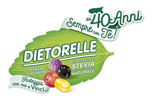 Imagem 3 de 3 de Bala De Goma De Limão Com Stevia Dietorelle 70g