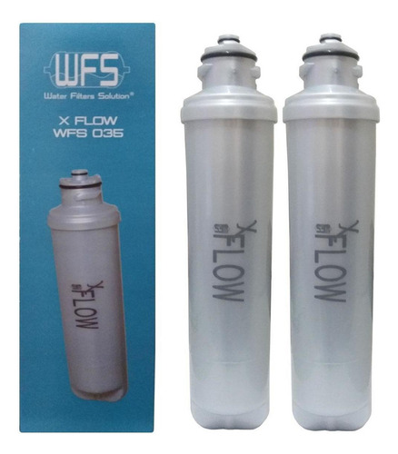 Kit 2 Filtro Refil Purificador Compatível Eletrolux Pappca50 Cor Outro