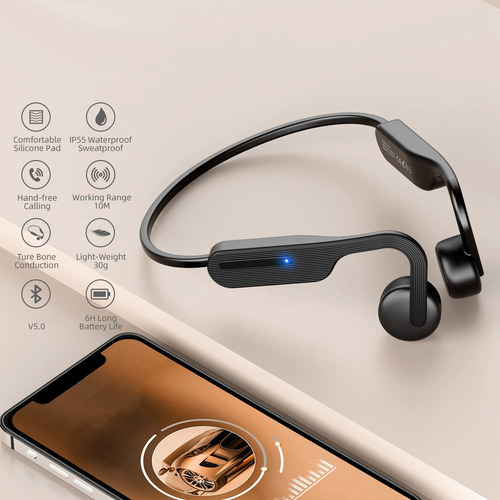 Auriculares Abiertos Para Correr, Andar En Bicicleta, Conduc