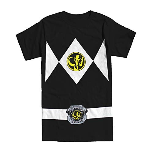 The Power Rangers Disfraz De Los Rangers Negros Camiseta