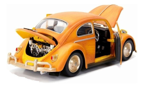 Volkswagen Beetle Bumblebee y Charlie Transformers 1/24 Jada