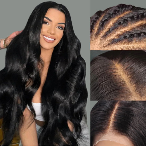 Perucas Z, Cor Laranja Claro, Renda Reta, Frontal, Laranja,