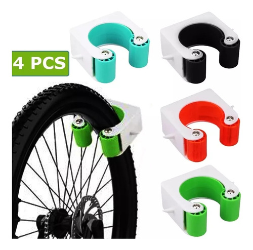 W 4 Hebillas De Montaje En Pared Para Bicicleta De Carretera