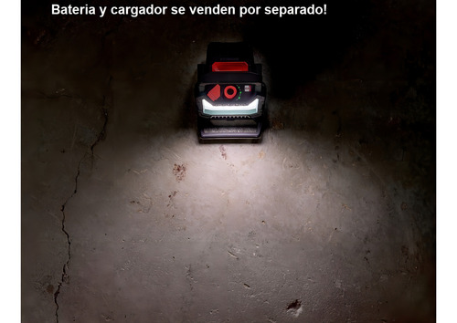 Luz Led Lampara De Obras Industrial Reflector 18v Metabo Ina Luz Blanco Frío