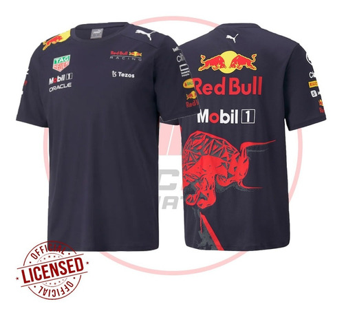 Polera Oficial Licenciada Red Bull Racing F1 2022