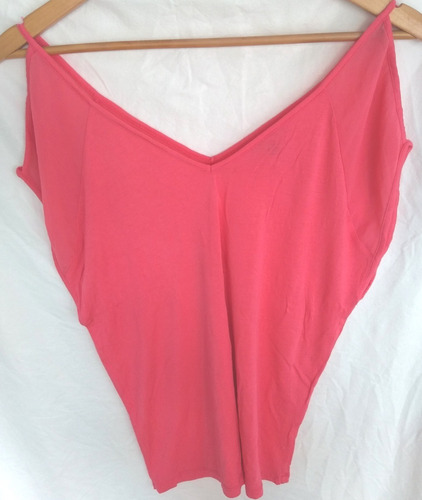 Remera Musculosa Zara Original Rosa ++