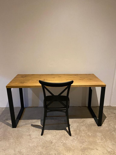 Escritorio Mesa Industrial Madera Hierro 150x60cm Gratis