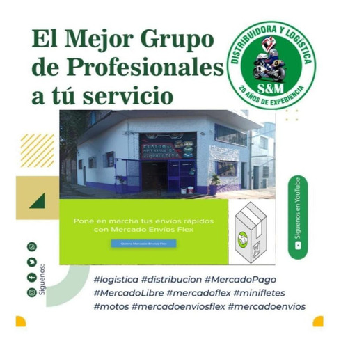 Imagen 1 de 10 de Mensajería, Envíos Flex Moto, Sábados, Recorridos, Tramite