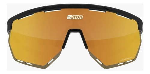 Lentes Scicon Aerowing Gafa Deportiva Ciclismo Lente Bronce Armazón Negro