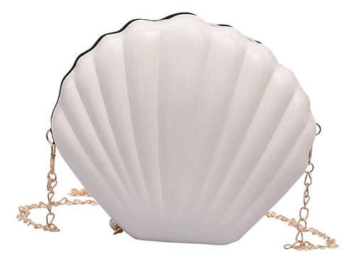 / Bolso De Hombro Con Forma De Concha Para Mujer, Monedero