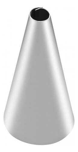 Bico Para Confeitar Liso Perlé Nº2 Em Inox Decoração De Bolo