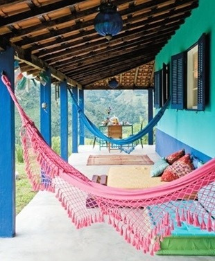 Imagem 3 de 7 de Rede Para Dormir / Descanso Casal/ Várias Cores Frete Gratis