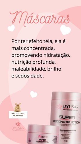 Kit Shampoo, Máscara, Queratina Liquida Reconstrução Capilar