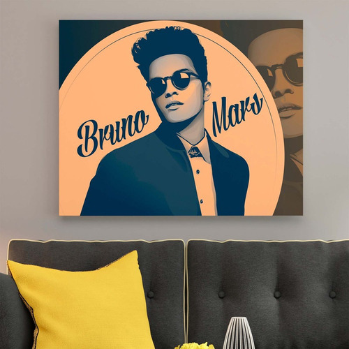 Cuadro Decorativo 80 X 64 Bruno Mars