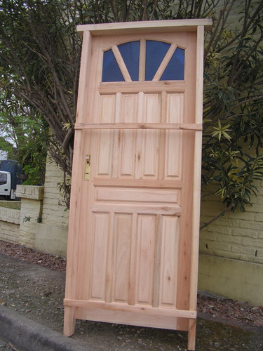 Puerta Exterior Madera 0,81 X 2,08 Excelente Calidad Envíos