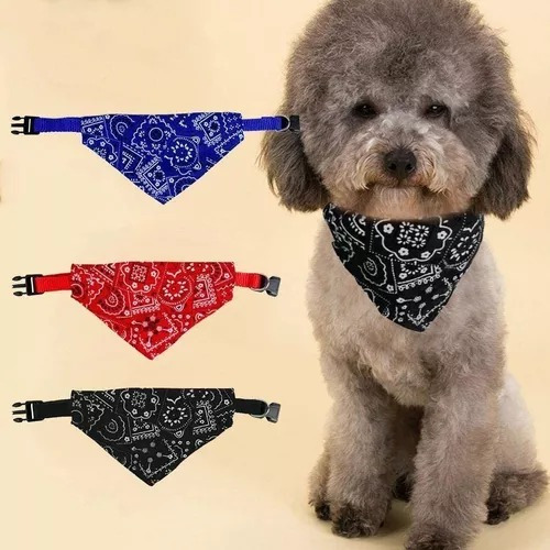 Collar Ajustable Para Perro O Gato Con Paliacate