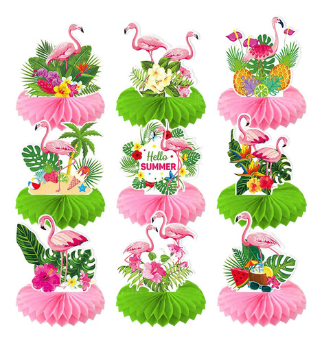 9x Luau Honeycomb Centros De Mesa Centros De Mesa