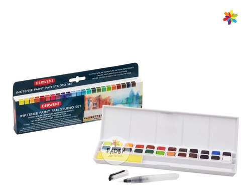 Derwent Inktense Paint Set X 24 Colores