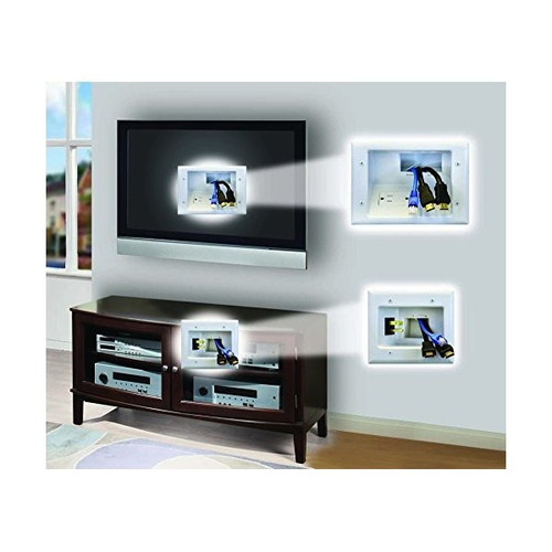 Datacomm Electrónica 45-0028-wh Empotrada Kit Pro-power Con
