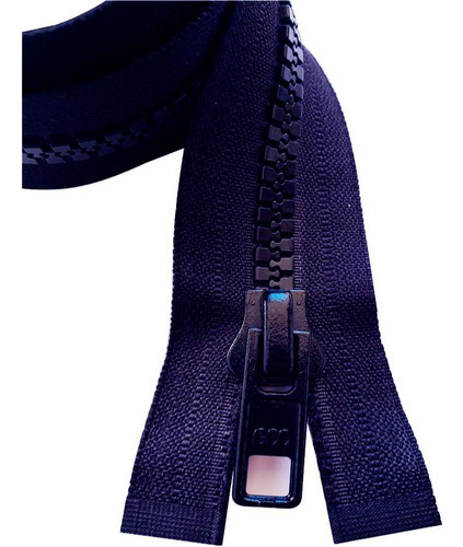 Zíper Para Jaquetas Extra Grosso Double - Azul Marinho 50cm