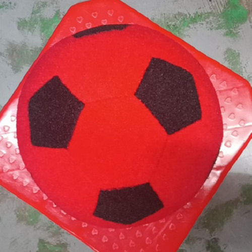 Bola De Fútbol De Fieltro Inflable Tamaño 4 Bola De