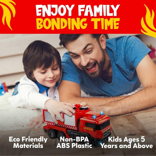. Camión De Bomberos Toysery Con Control Remoto For Niños