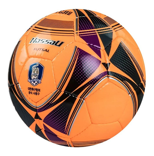 Pelota Futbol Nassau Tuji Nro 4 Futsal Naranja