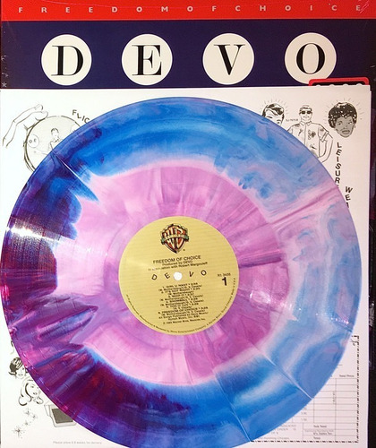 Imagen 3 de 7 de Devo Freedom Of Choice Vinilo Rock Activity