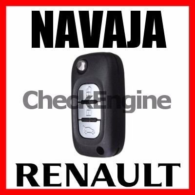 Imagen 2 de 3 de Carcasa Llave Navaja Control Telemando Renault Fluence 3 Bot