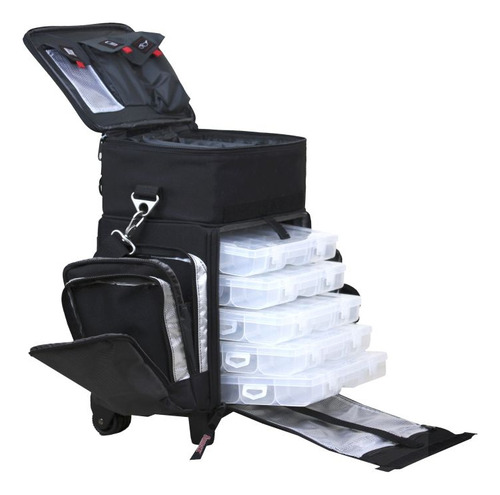 Bolsa De Pesca Sumax Sm 11098 Com Alça E Rodinhas