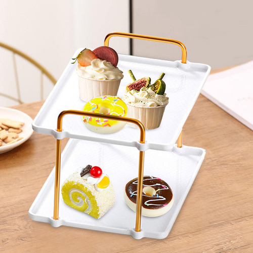 Expositor De Bandeja De Servidor De Cupcake De Frutas,