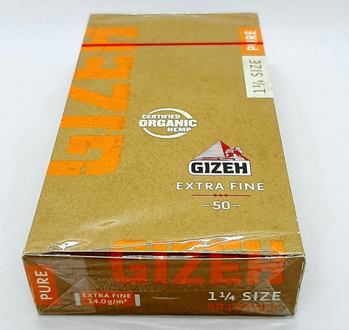 Papel Para Armar Gizeh Pure Orgánico 50 Sedas