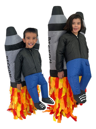 Disfraz Inflable De Halloween Cohete Espacial Rocket Nave Space Toda Ocasión