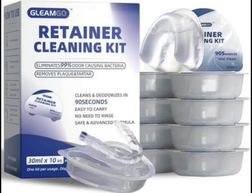 Gleam Go Retainer Cleaning Clean 300 Ml