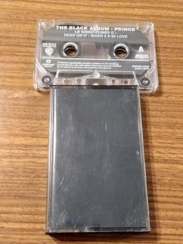 Prince Black Album Cassette Argentino