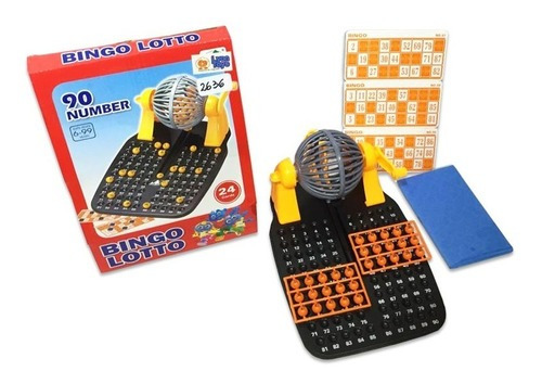 Bingo Juego De Mesa Lotto Bolliero 90 Números 24 Cartones