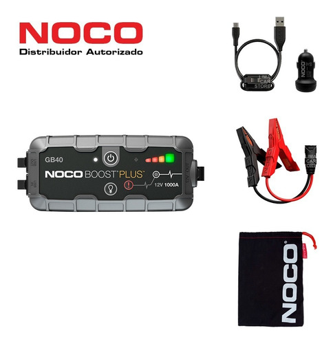 Imagen 1 de 4 de Arrancador Portatil Bateria Auto Noco Booster Gb40 Jumper 