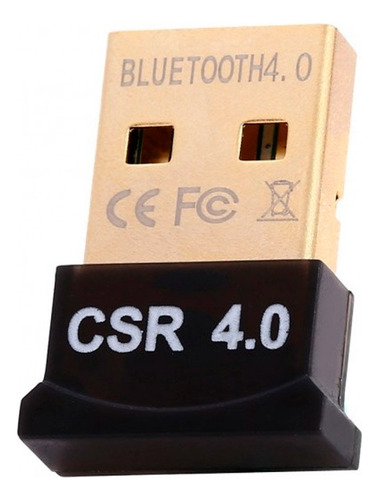 Receptor Usb Bluetooth 4.0 Adaptador Pc