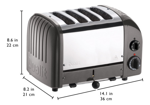 Toaster Dualit Classic 4 Slice Newgen Stainless Steel