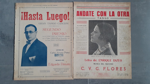 Imagen 3 de 3 de Antiguas Partituras. Lote De 10. Suprema Y Otras. 51923.